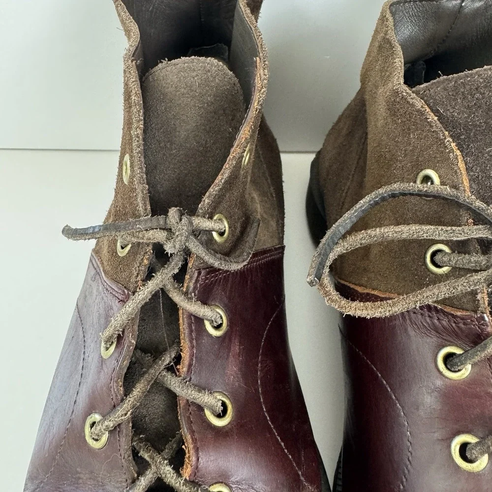 Dr. Doc‎ Martens Church Monkey Boots Men's 13 Brown Leather Suede